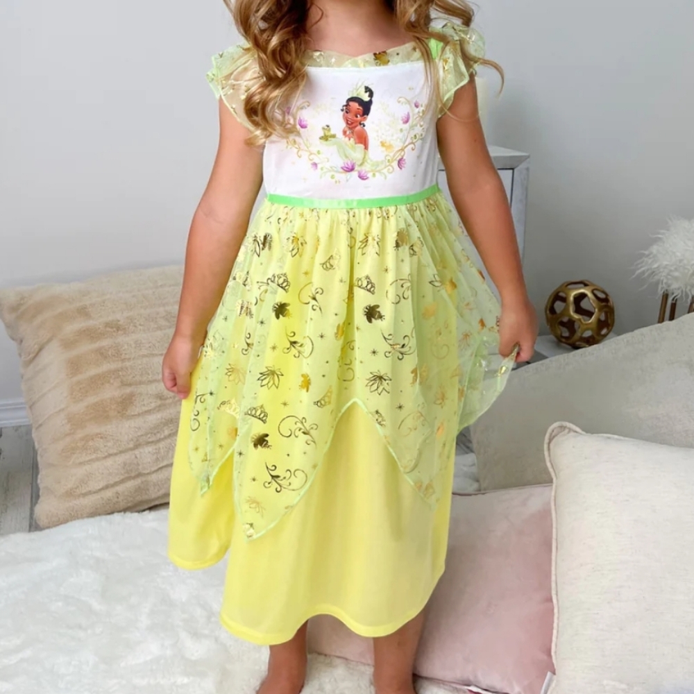 Disney Princess Yellow/Green Tiana Nightgown